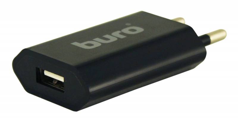 

Сетевое зарядное устройство Buro TJ-164b, 1USB, 1A, черный (338741), TJ-164b