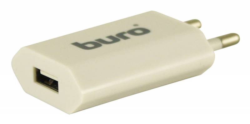 

Сетевое зарядное устройство Buro TJ-164w, 1USB, 1A, белый, TJ-164w