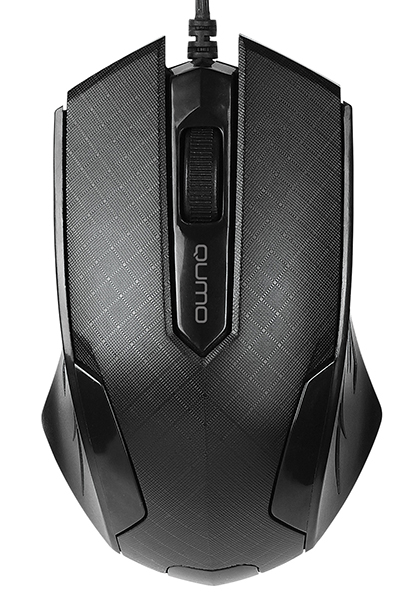 

Мышь проводная Qumo Office M14, оптическая светодиодная, USB, черный, Office M14