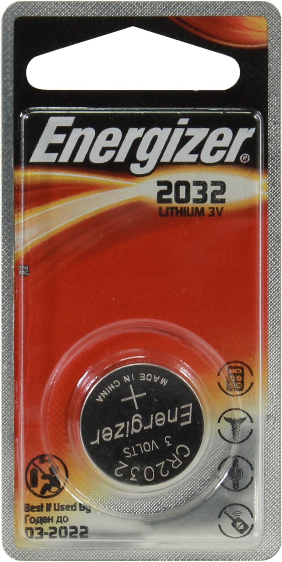 

Батарея CR-2032 Energizer для материнской платы (1шт)