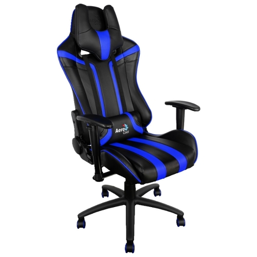 

Кресло игровое AeroCool AC120 AIR черный/синий (4713105968323), AC120 AIR