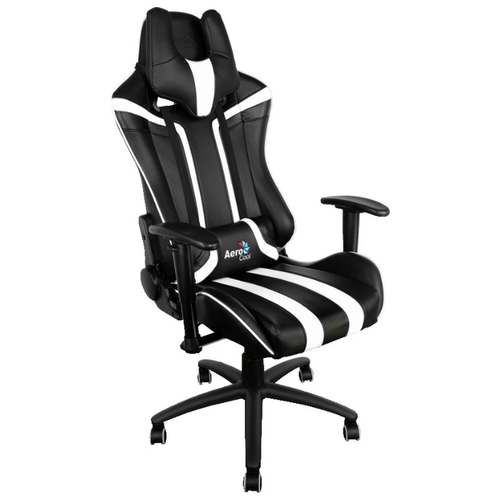 

Кресло игровое AeroCool AC120 AIR черный/белый (4713105968354), AC120 AIR