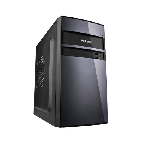 Корпус Velton 7801A-D, mATX, Mini-Tower, USB 3.0, черный, 450Вт