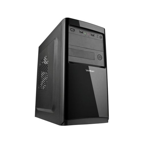 Корпус Velton 7802A-D, mATX, Mini-Tower, USB 3.0, черный, 450 Вт