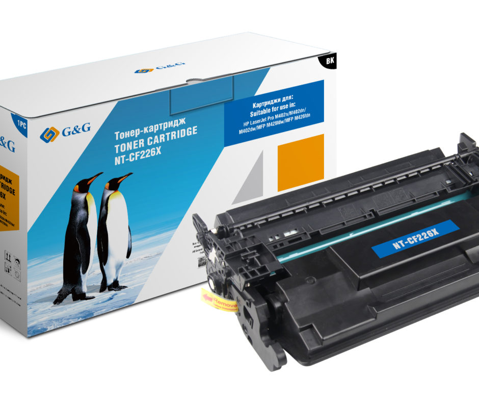 

Картридж лазерный G&G NT-CF226X/GG-CF226X, черный, 9000 страниц, совместимый для LaserJet Pro M402d / M402dn / M402n / M402dw / M426fdn / M426fdw
