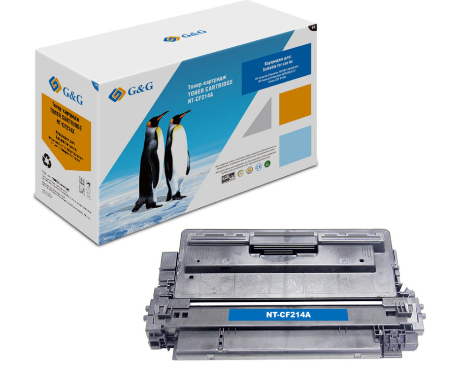 

Картридж лазерный G&G GG-CF214A/NT-CF214A (№14A/CF214A), черный, 10000 страниц, совместимый для Canon LJ M712/M725