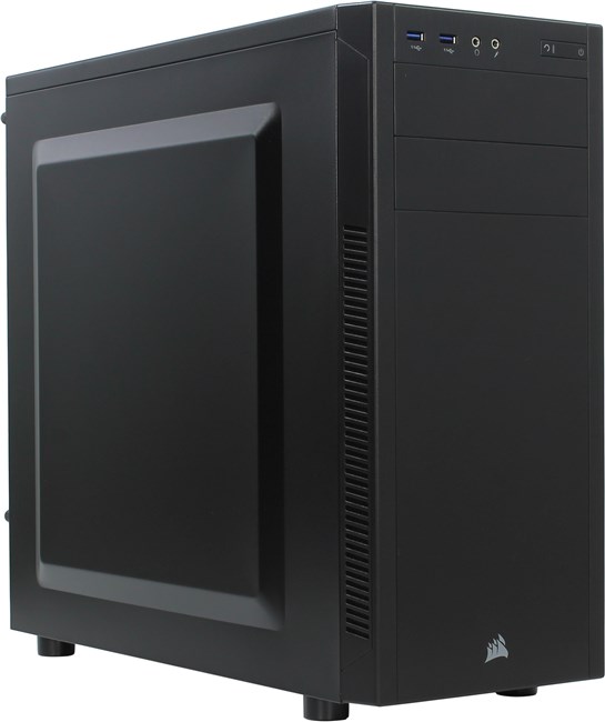 

Корпус Corsair Carbide Series 100R Silent Edition, ATX, Midi-Tower, 2xUSB 3.0, черный, Без БП (CC-9011077-WW), Carbide Series 100R Silent Edition