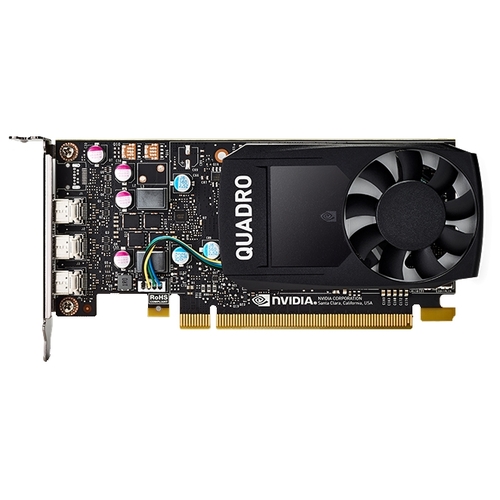 Видеокарта PNY NVIDIA Quadro P400, 2Gb DDR5, 64bit, PCI-E, 3miniDP, Retail (VCQP400DVI-PB)