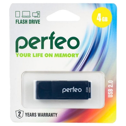 

Флешка 8Gb USB 2.0 Perfeo C04, черный (PF-C04B008), C04