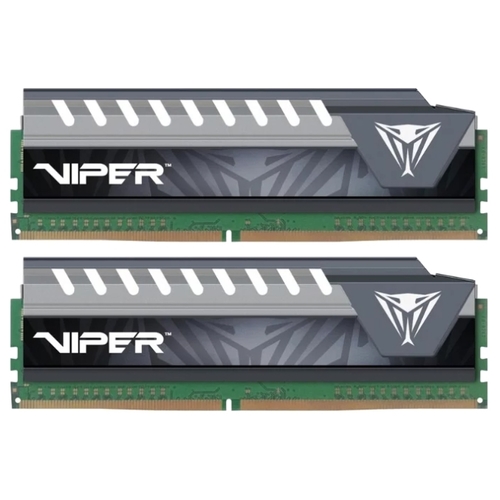 

Комплект памяти DDR4 DIMM 16Gb (2x8Gb), 2666MHz, CL16, 1.2V Patriot Memory Viper Elite (PVE416G266C6KGY), PVE416G266C6KGY