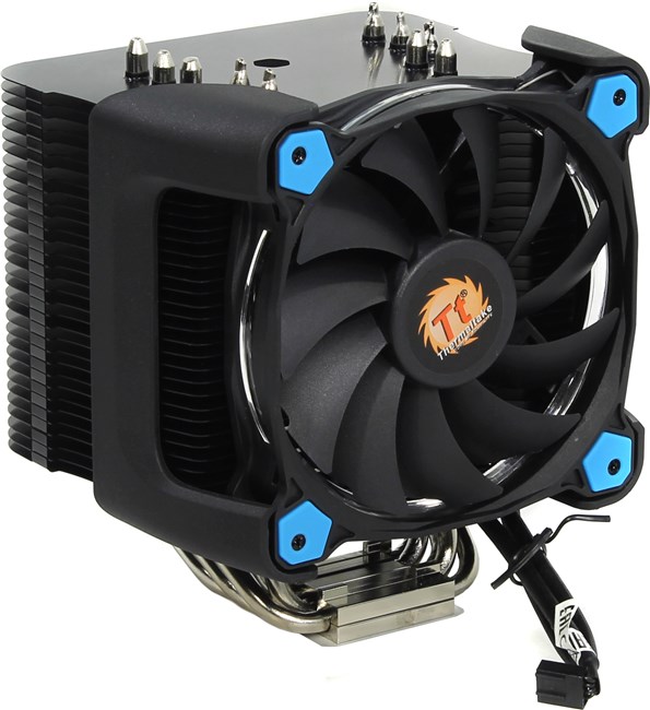 

Кулер для процессора Thermaltake Riing Silent 12 Pro Blue для Socket 115x/2066/2011/2011-3/1356/1366/775/AM4/AM2+/AM3/AM3+/FM1/FM2/FM2+/AM2, 120мм, 1400rpm, 19 дБ, 170W, 4-pin PWM, Al, Blue LED (CL-P021-CA12BU-A ), Riing Silent 12 Pro Blue