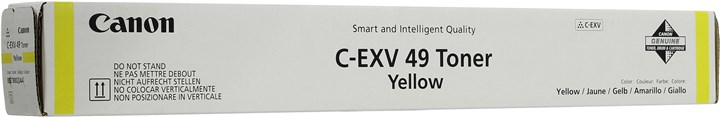 

Картридж лазерный Canon C-EXV49Y/8527B002, желтый, 19000 страниц, оригинальный для Canon imageRUNNER ADVANCE С33XX, C35XX, DX C37XX, C-EXV49Y