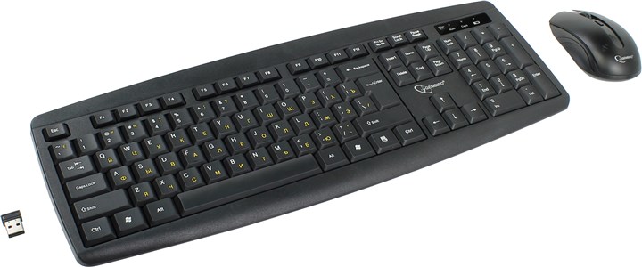 Клавиатура + мышь Gembird KBS-8000 Black USB, USB, черный