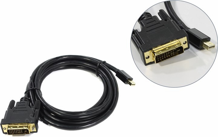 

Кабель miniDisplayPort(m)-DVI, Telecom, 1.8m (TA665-1.8M)