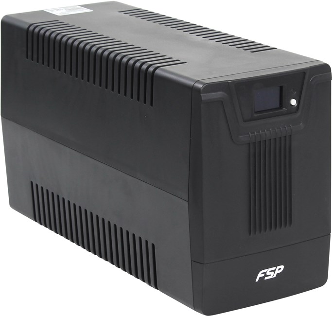 ИБП FSP DPV1000, 1000VA, 600W, IEC, розеток - 4, USB, черный (PPF6001000)