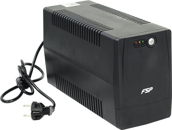 ИБП FSP DP1500, 1500VA, 900W, EURO, розеток - 4, черный (PPF9001701)