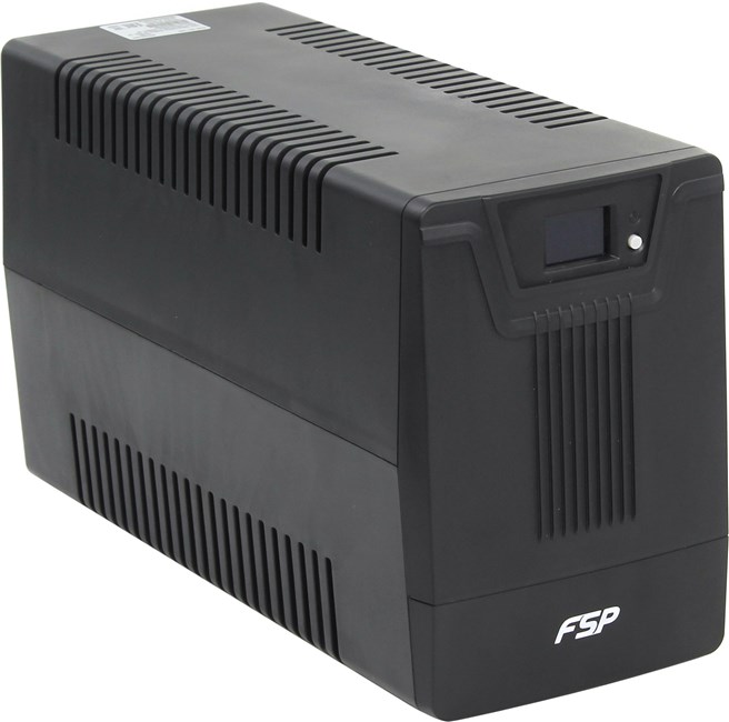 ИБП FSP DPV1500, 1500 В·А, 900 Вт, IEC, розеток - 6, USB, черный (PPF9001900)