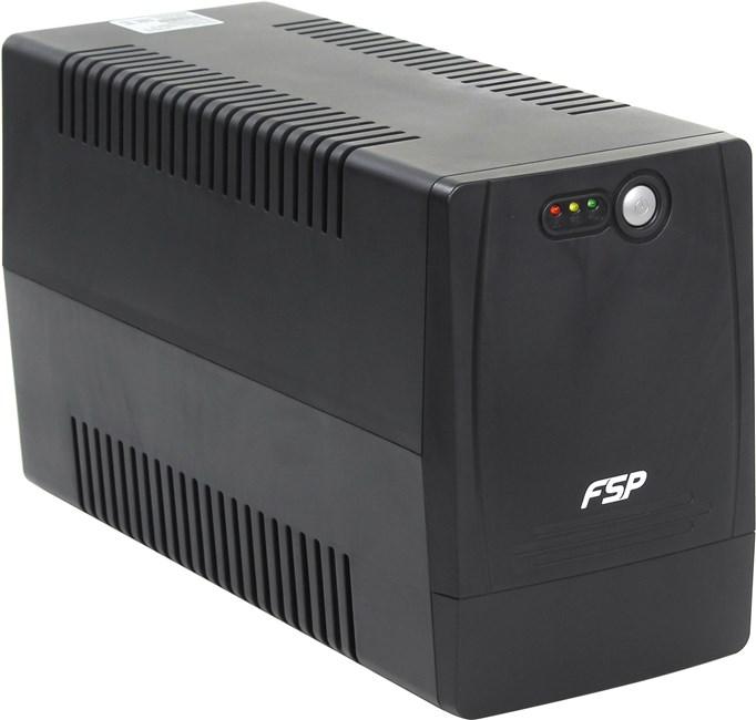 ИБП FSP DP1500, 1500 В·А, 900 Вт, IEC, розеток - 6, черный (PPF9001700)