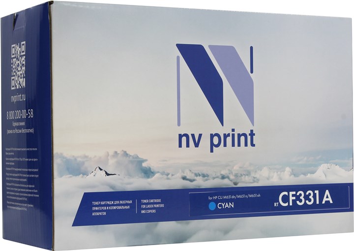 

Картридж лазерный NV Print NV-CF331AC (654A/CF331A), голубой, 15000 страниц, совместимый, для LJ Color M651dn/M651n/M651xh