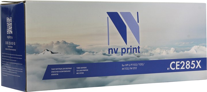 

Картридж лазерный NV Print NV-CE285X (85A/CE285X), черный, 2300 страниц, совместимый для LaserJet P1102 / 1120 / M1132 / M1212