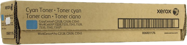 

Картридж лазерный Xerox 006R01176, голубой, 16000 страниц, оригинальный для Xerox WorkCentre 7328/WorkCentre 7335/WorkCentre 7345/WorkCentre 7346/WorkCentre Pro C2128/WorkCentre Pro C2636/WorkCentre Pro C3545/CopyCentre C2128/CopyCentre C2636/CopyCentre C