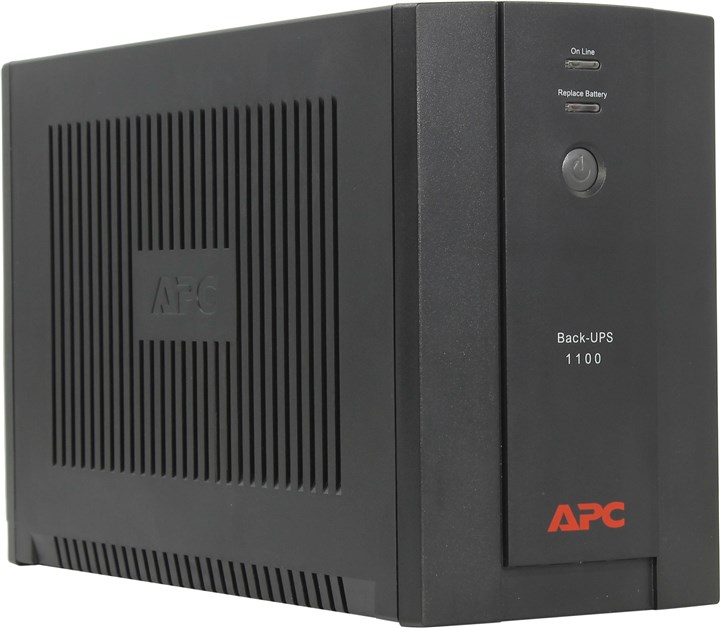 ИБП APC Back-UPS, 1100VA, 550W, IEC, черный (BX1100LI)