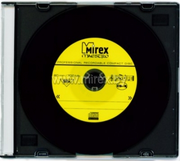 Диск CD-R 700Mb 52x Mirex, Maestro, Slim Case (5шт)