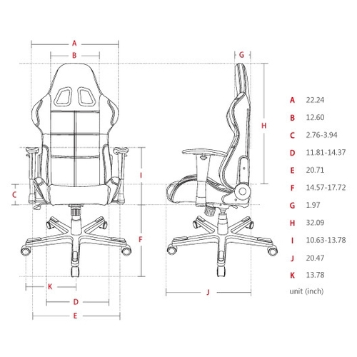 Кресло dxracer oh fe08 nr