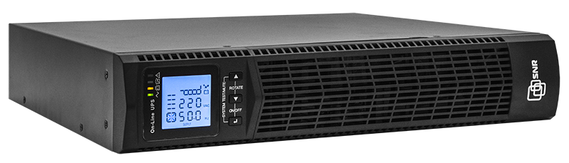 ИБП SNR SNR-UPS-ONRM-1500-S36, 1000 В·А, 900 Вт, IEC, розеток - 6, USB, черный