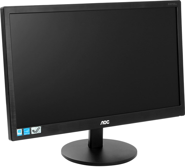 

Монитор 19.5" AOC e2070Swn TN, 1600x900 (16:9), 200cd/m2, 5ms, VGA, черный, e2070Swn