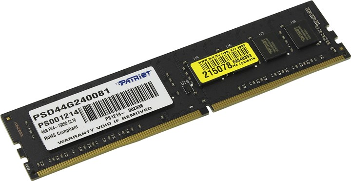 Ddr4 4gb 2025 2400 mhz