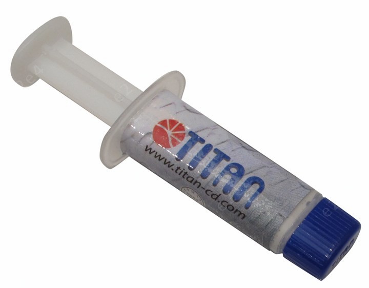 

Термопаста Titan TTG-G30015/TTC-G30015 шприц 1.5г, Белый, TTG-G30015