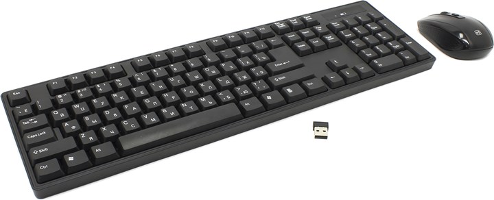 

Клавиатура + мышь Defender C-915 RU, беспроводная, USB, черный, C-915 RU