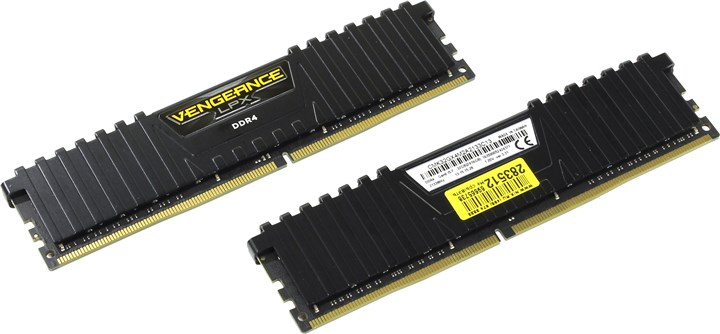 

Комплект памяти DDR4 DIMM 32Gb (2x16Gb), 2133MHz, CL13, 1.2V Corsair Vengeance (CMK32GX4M2A2133C13), CMK32GX4M2A2133C13