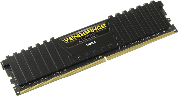 

Память DDR4 DIMM 8Gb, 2666MHz, CL16, 1.2 В, Corsair, Vengeance (CMK8GX4M1A2666C16), CMK8GX4M1A2666C16
