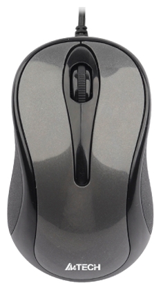 

Мышь проводная A4Tech N-360, 1000dpi, оптическая светодиодная, USB, черный, N-360