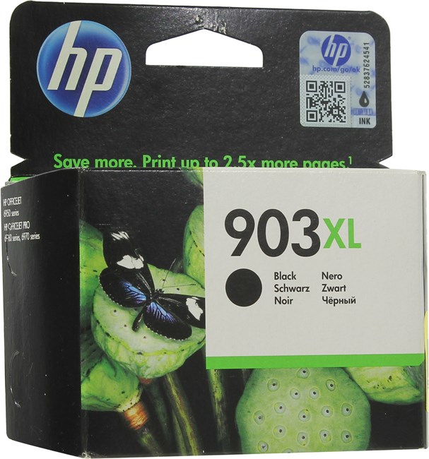 

Картридж струйный HP 903XL (T6M15AE), черный, оригинальный, ресурс 825 страниц для HP HP OfficeJet 6950 / OfficeJet Pro 6960 / 6970, 903XL