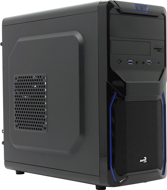 Корпус AeroCool Qs-183 Advance, mATX, Mini-Tower, черный, без БП (4713105955460)