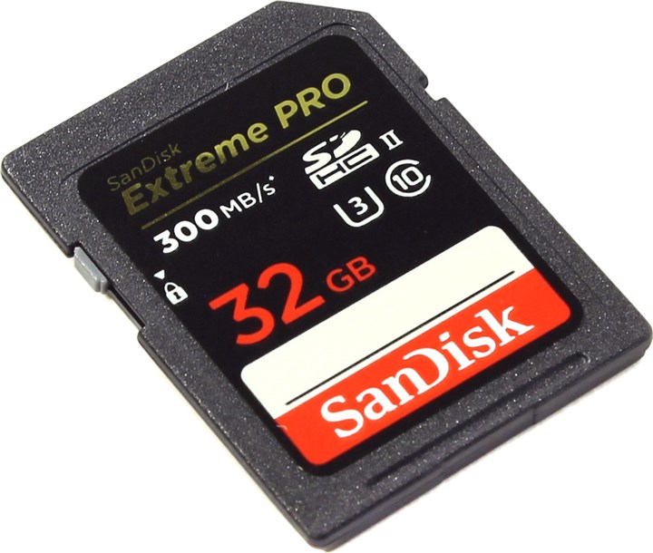 

Карта памяти 32Gb SDHC SanDisk Extreme Pro UHS-II U3 без адаптера (SDSDXPK-032G-GN4IN), SDSDXPK-032G-GN4IN