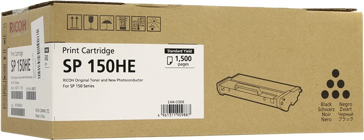 Картридж лазерный Ricoh SP 150НE/408010, черный