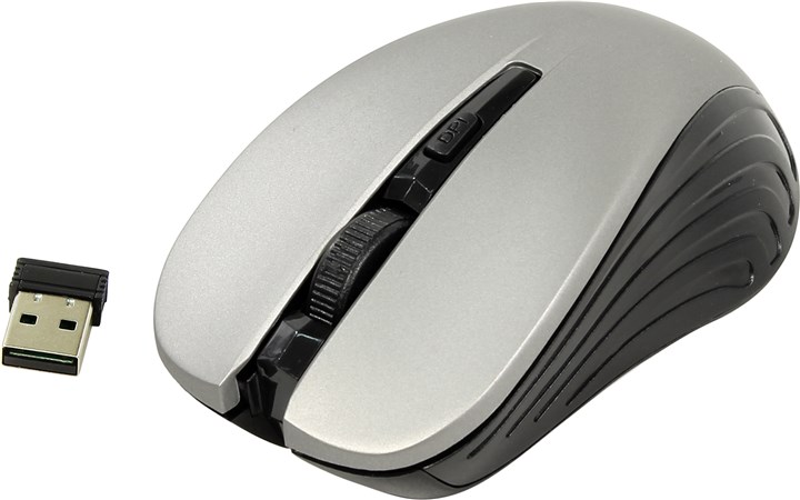 Мышь Oklick 545MW Grey-Black USB, USB, серый