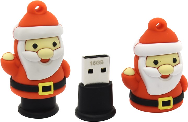 

Флешка 16Gb USB 2.0 SmartBuy NY series Santa-S, разноцветный (SB16GBSantaS), NY series Santa-S