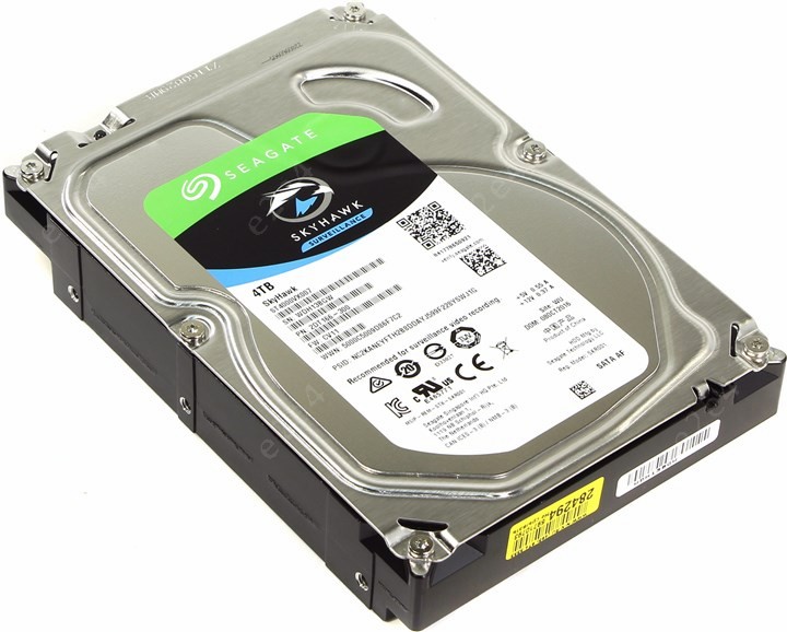 

Жесткий диск (HDD) Seagate 4Tb SkyHawk, 3.5", 5900rpm, 64Mb, SATA3 (ST4000VX007)
