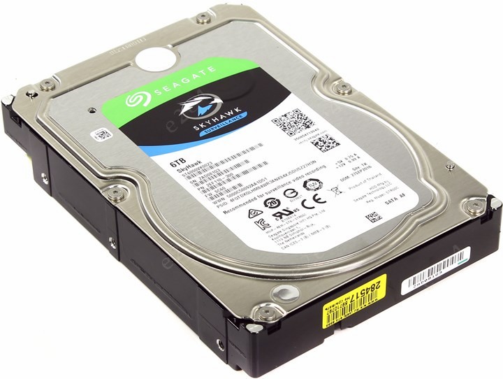 

Жесткий диск (HDD) Seagate 6Tb SkyHawk Surveillance, 3.5", 7200rpm, 256Mb, SATA3 (ST6000VX0023)