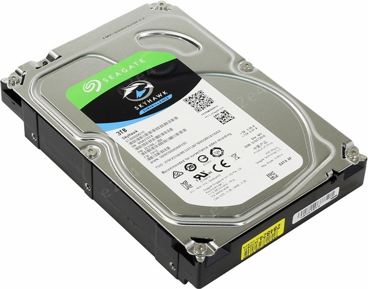 

Жесткий диск (HDD) Seagate 3Tb SkyHawk, 3.5", 5900rpm, 64Mb, SATA3 (ST3000VX010)