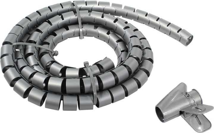 

Кабель-органайзер Hama Easy cover, 2м, 25мм, Серый (H-20583), H-20583
