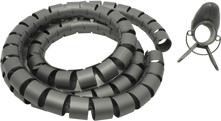 

Кабель-органайзер Hama Cable Bundle Tube, 30mm, 1.5m, серебристый (H-20601/00020601), Cable Bundle Tube