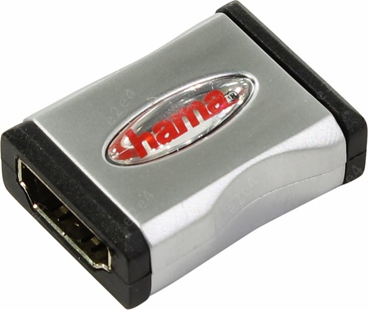 

Адаптер HDMI(19F)-HDMI(19F), Hama, серый (122231)