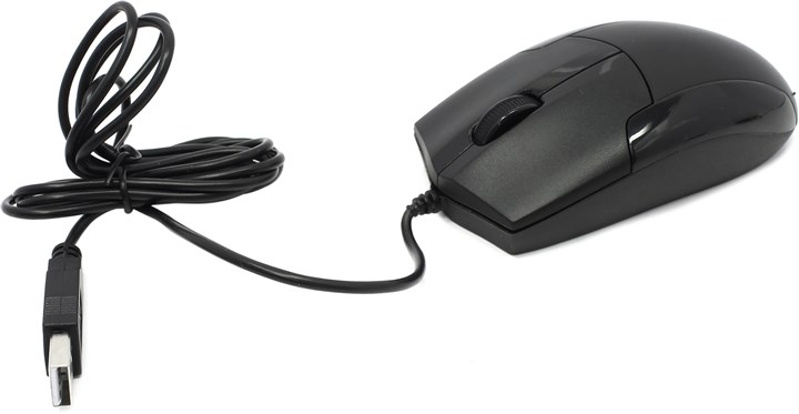 Мышь проводная NewSky, 800dpi, оптическая светодиодная, USB, черный
