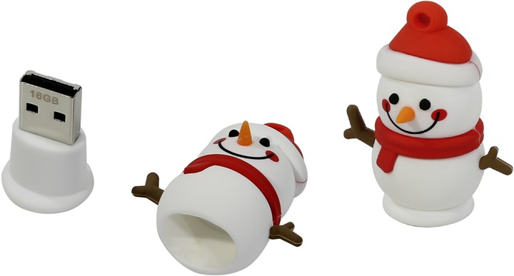 

Флешка 16Gb USB 2.0 SmartBuy NY, белый/красный (SB16GBSnowP), NY